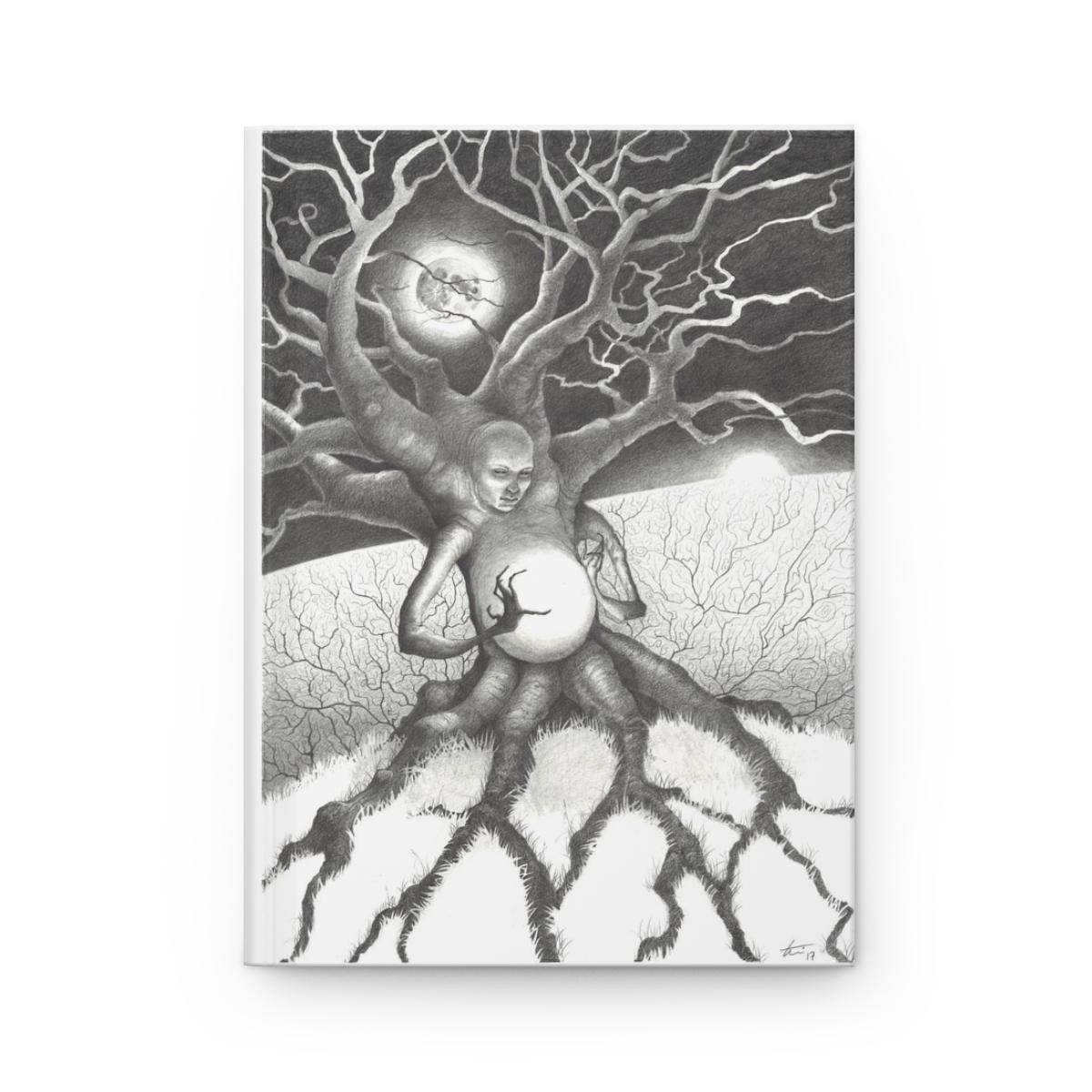 Big Tree Pose Hardcover Journal