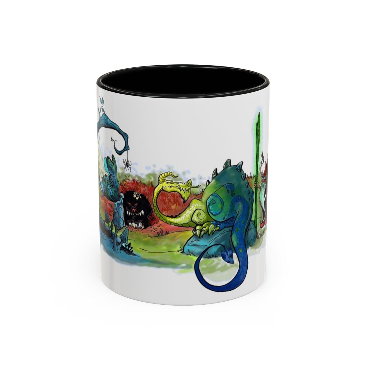 Fantastical Google Doodle Accent Mug