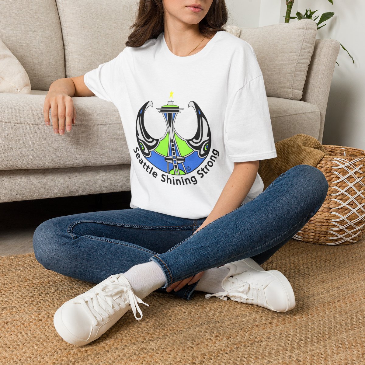 Seattle Shining Strong Unisex Soft Tee